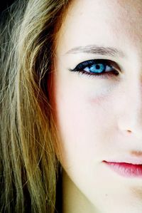 Close-up portrait of woman