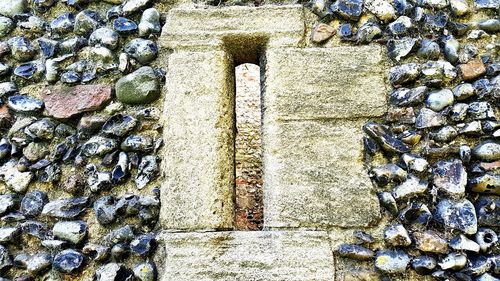 Full frame shot of weathered wall