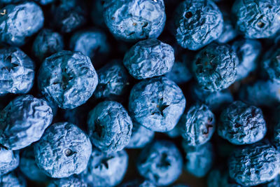 Full frame shot of dried blueberries