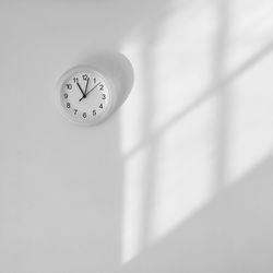 Clock on wall at home