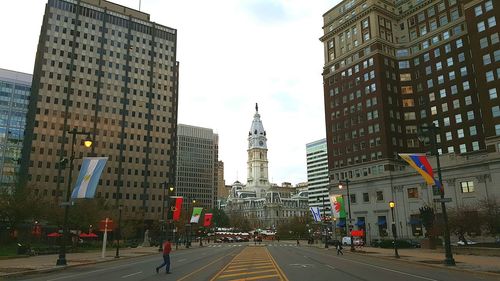 View of city street