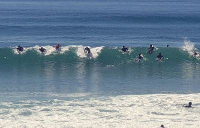 Group of people on beach