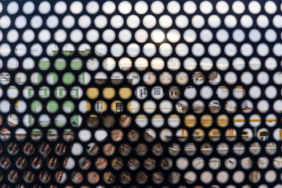 Full frame shot of computer keyboard