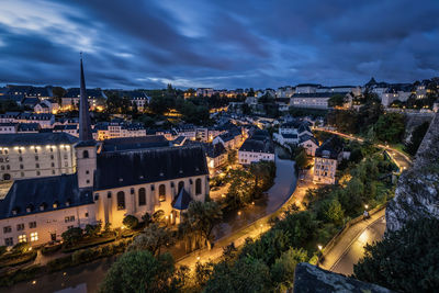 Luxembourg in the early morning