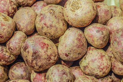 Full frame shot of fruits for sale at market stall