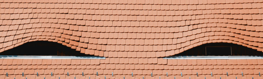 Low angle view of building roof