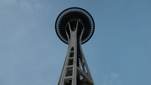 Space needle from below

