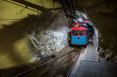 Mountain train to gaustatoppen, rjukan, norway