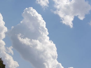 Low angle view of clouds in sky