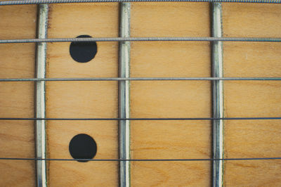 Full frame shot of guitar