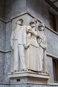 Statue of historic building