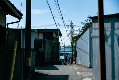 Street amidst buildings in city