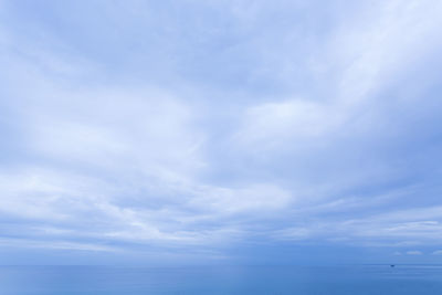 Low angle view of sea against sky