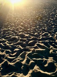 Full frame shot of sand dune