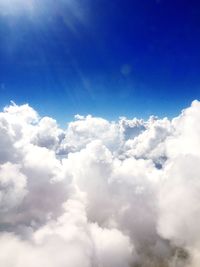 Low angle view of clouds in sky