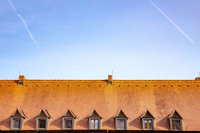 Low angle view of building against sky