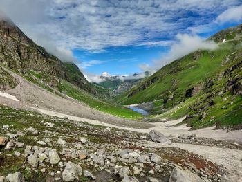 Scenic view of landscape against sky