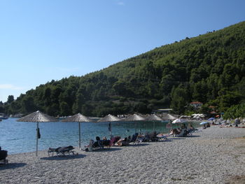 Scenic view of calm sea