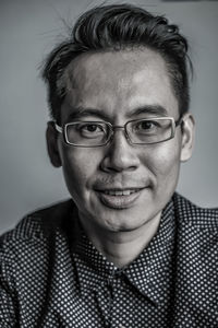 Portrait of man smiling