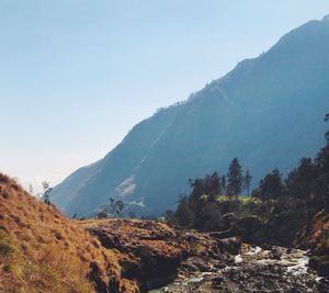 Scenic view of mountains
