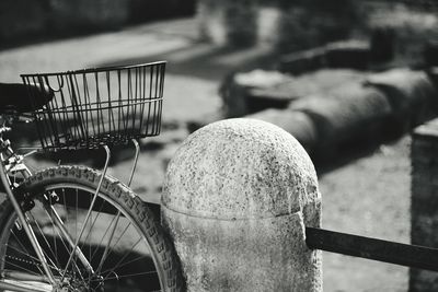 Close-up of bicycle