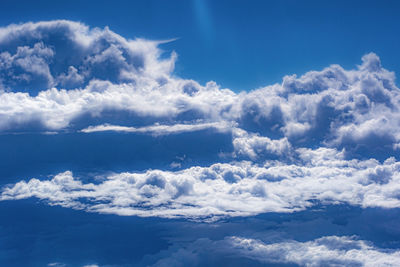 Low angle view of clouds in sky