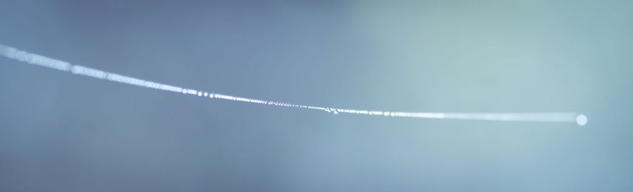 Close-up of vapor trail in sky