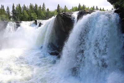 View of waterfall