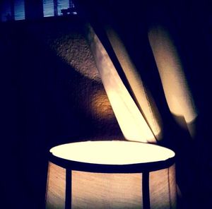 Empty chairs and table
