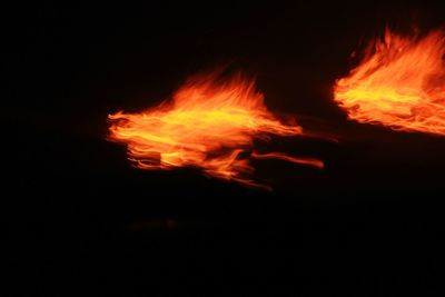 Fire at night