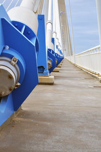 Close-up of tree against blue sky