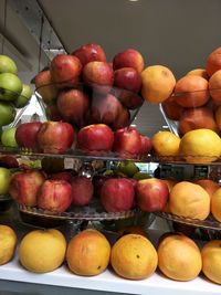 Fruits in market stall