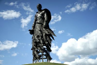 Low angle view of statue
