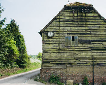 Low angle view of built structure