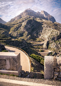 Winding mountain roads, straße von coll dels reis nach sa calobra ma-2141