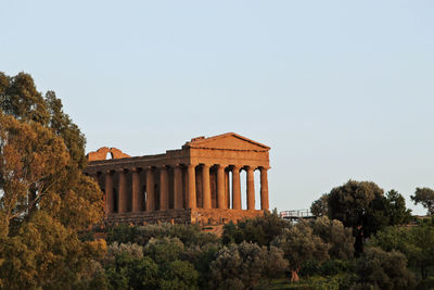 View of historical building against clear sky