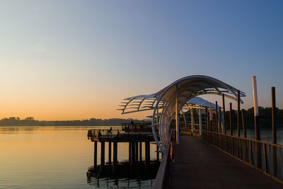 Early morning at yishun , singapore fresh water reservoir.