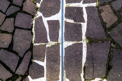 Full frame shot of paving stone