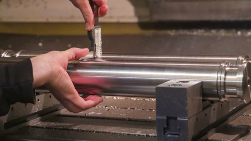 Man working in factory