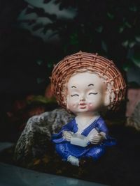 Close-up of buddha statue