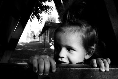 Close-up of cute girl