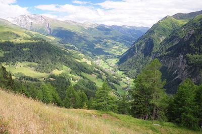 View  of austrian alps 