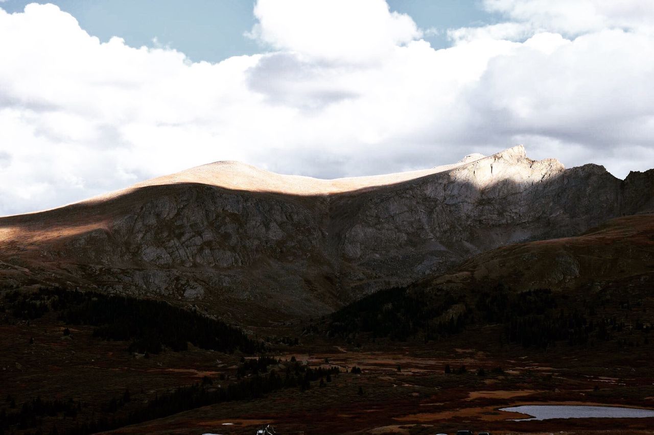 mountain, nature, sky, scenics, cloud - sky, landscape, beauty in nature, non-urban scene, outdoors, tranquility, physical geography, geology, day, desert, no people, sand dune