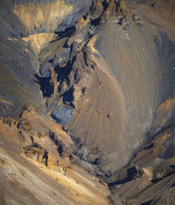 High angle view of valley