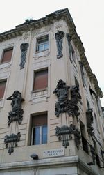 Low angle view of building facade