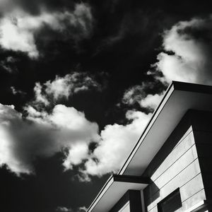 Low angle view of building against sky