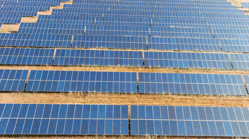 Full frame shot of soccer field