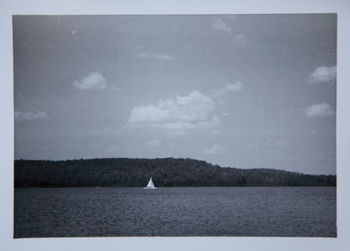 Scenic view of calm sea