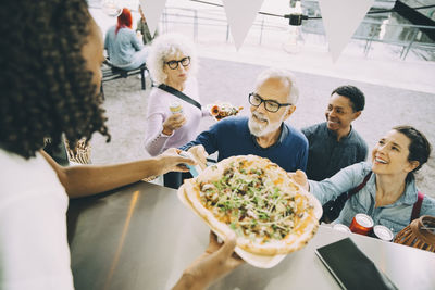 Group of people in plate