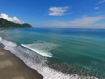 Scenic view of beach